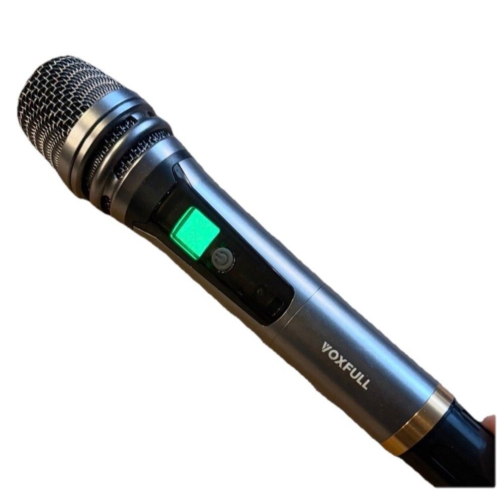 Voxfull ULXD4 Wireless UHF Handheld Dynamic Microphone - Grey/Gold